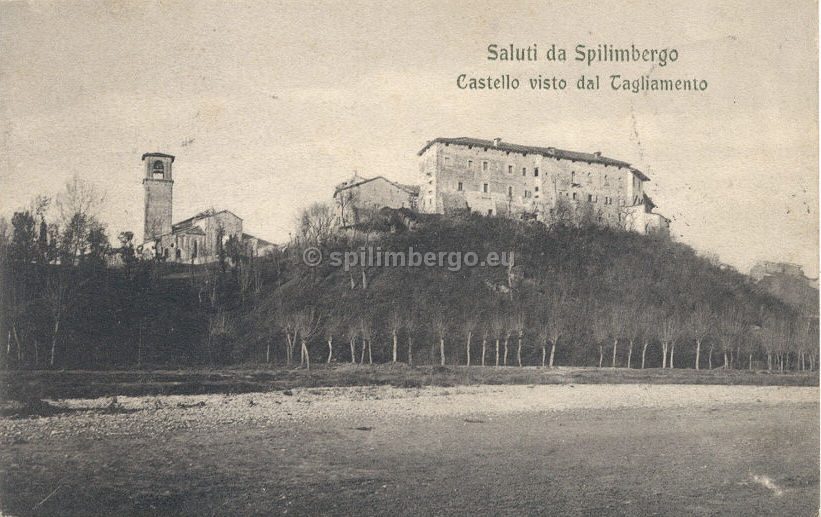 Spilimbergo, Castello dal Tagliamento 1909.jpg